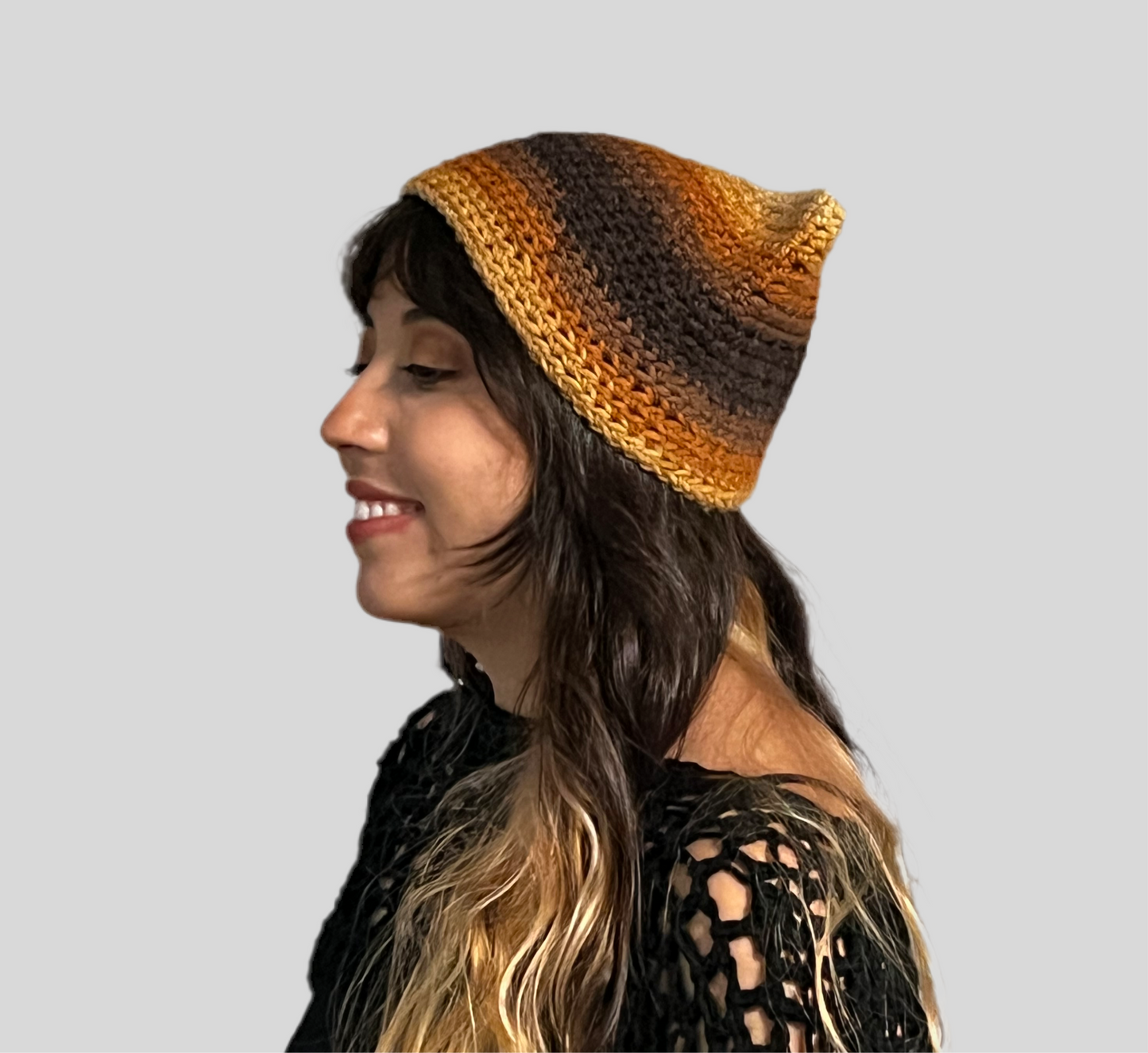 Handmade Crochet Cat Hat Beanies - Acrylic