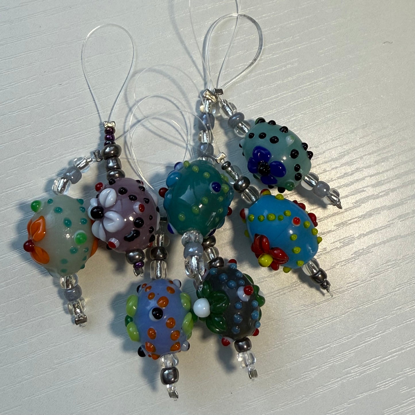 Floral Stitch Markers -